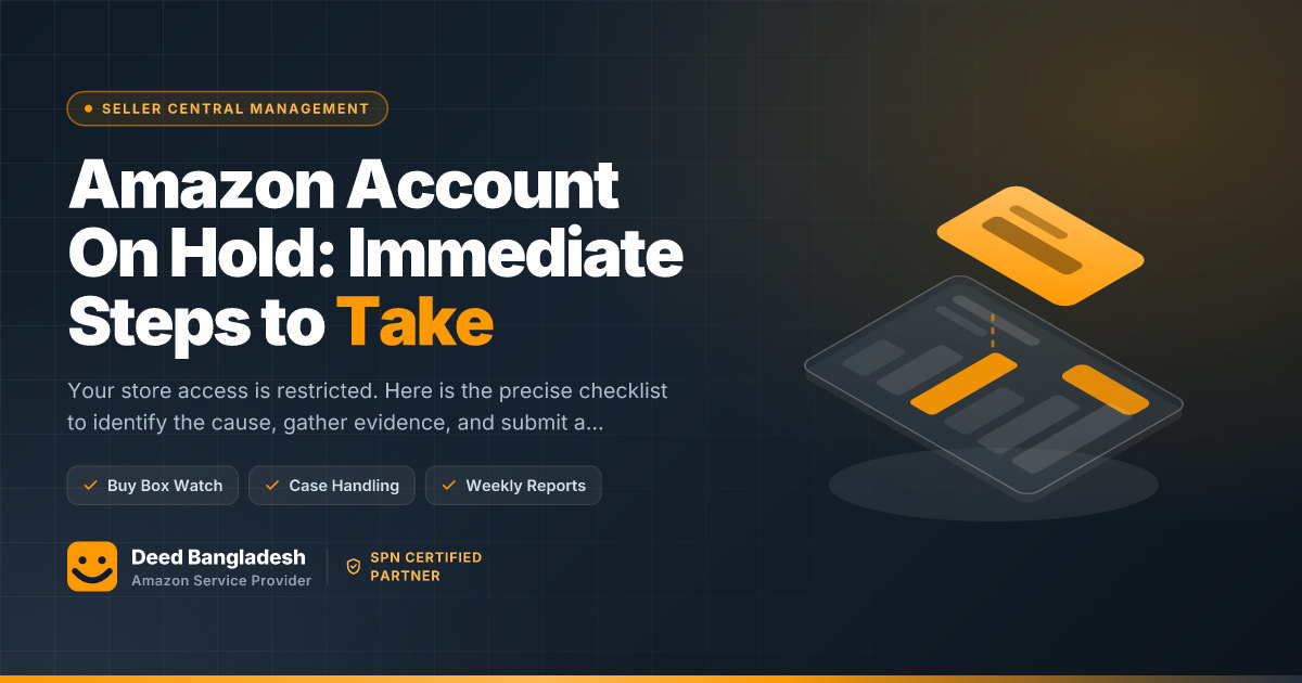 Amazon Account On Hold: Immediate Steps to Take