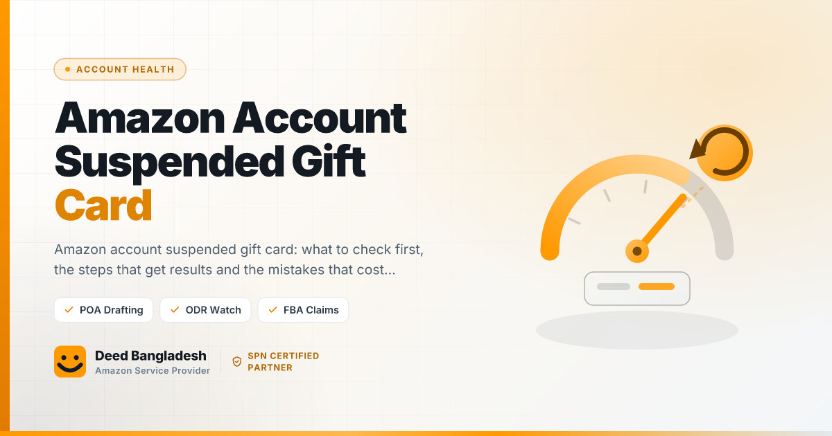 Amazon Account Suspended Gift Card