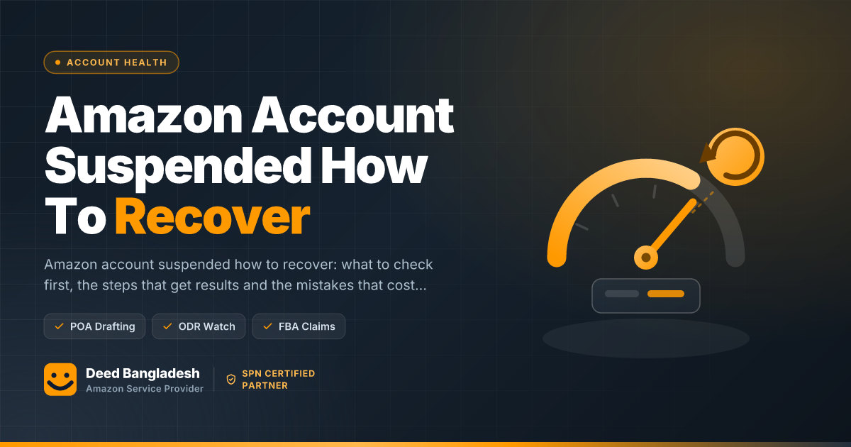 Amazon Account Suspended How To Recover