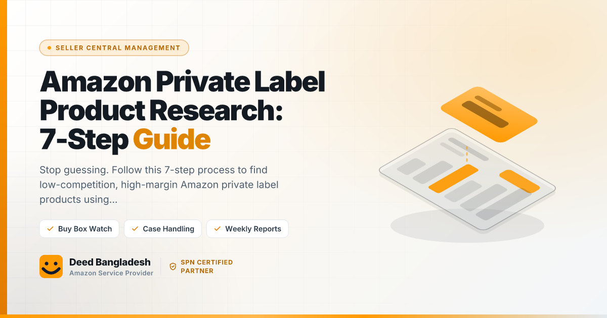 Amazon Private Label Product Research: 7-Step Guide