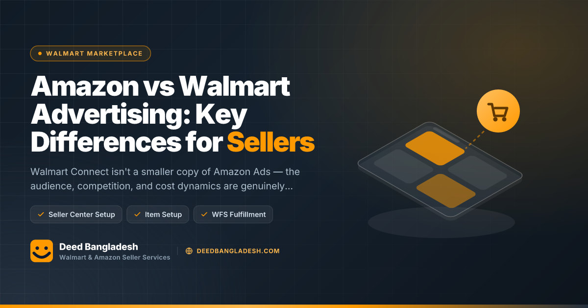 Amazon vs Walmart Advertising: Key Differences for Sellers